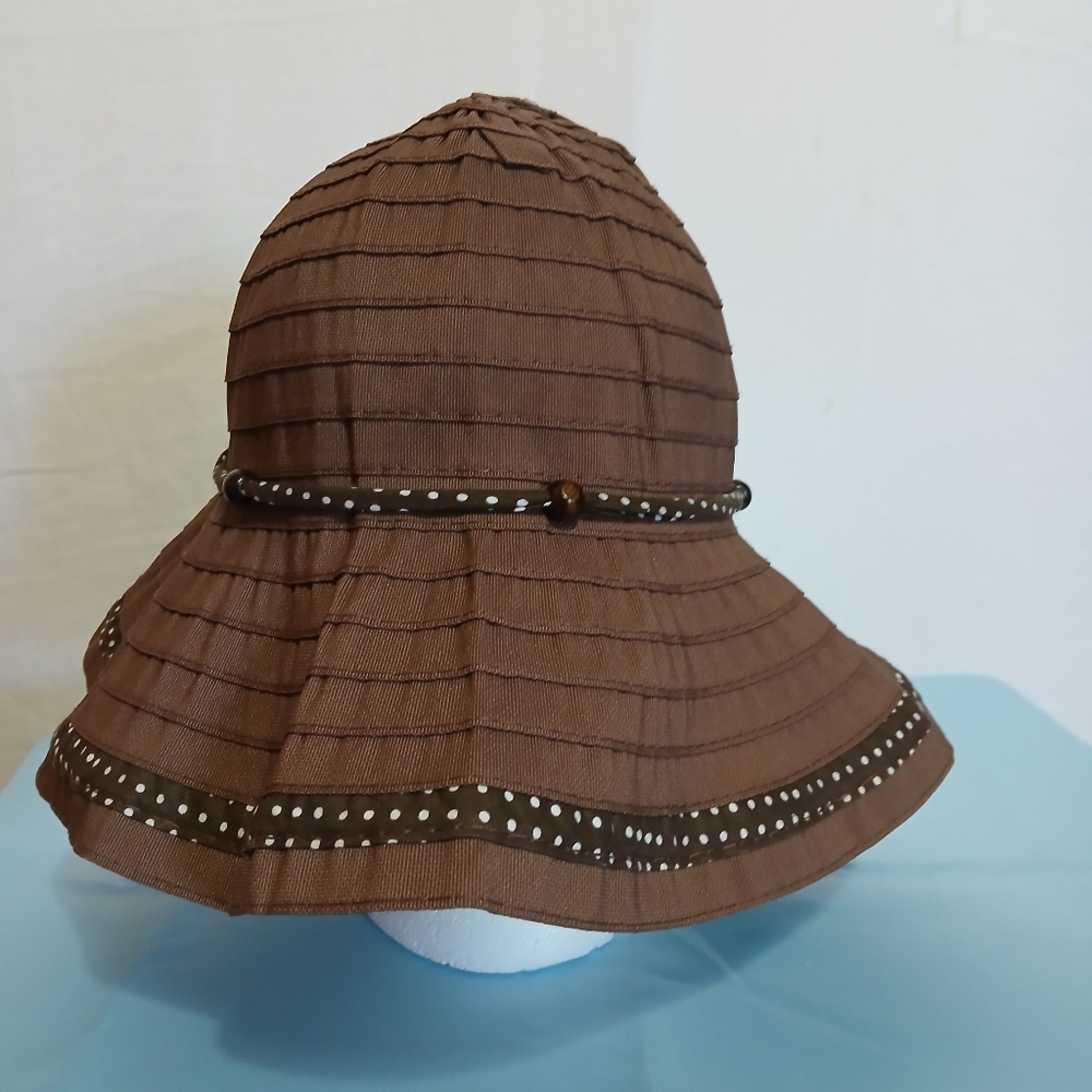 Brown Kids Sun Hat
